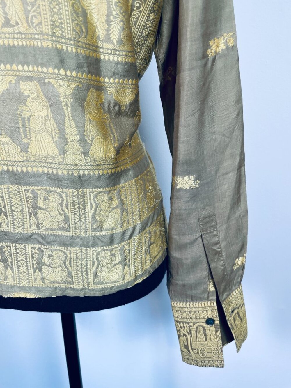 PAUL SMITH 100% silk blouse/shirt, Made in India - Picture 3 of 5